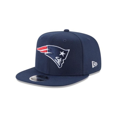 Blue New England Patriots Hat - New Era NFL High Crown 9FIFTY Snapback Caps USA9628701